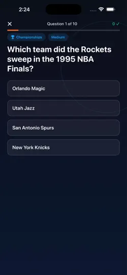 Screenshot von Basketball Hoops Trivia auf dem iPhone 1