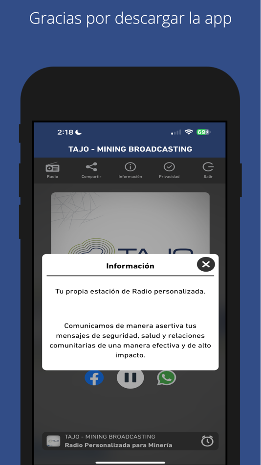 #1. TAJO - MINING BROADCASTING (iOS) 由: Augusto Ferleny De Leon