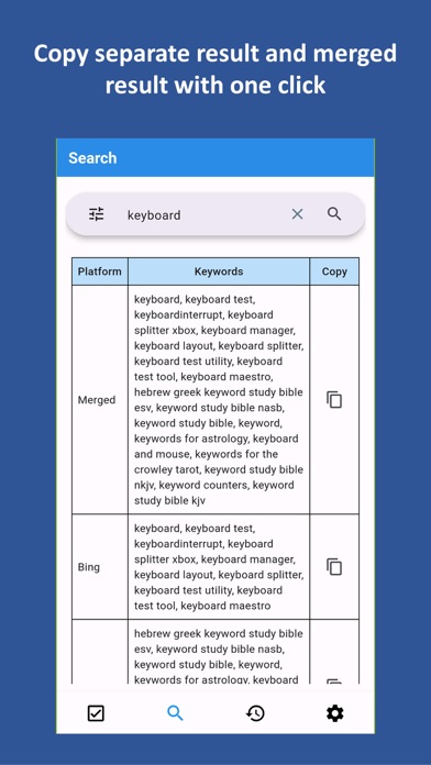 Hot Keywords Screenshot