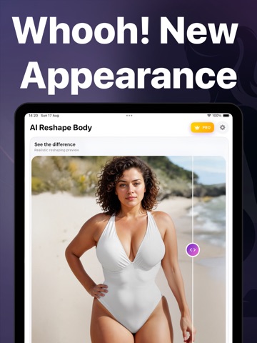 AI body editor - Slim & Skinny iPad screenshot