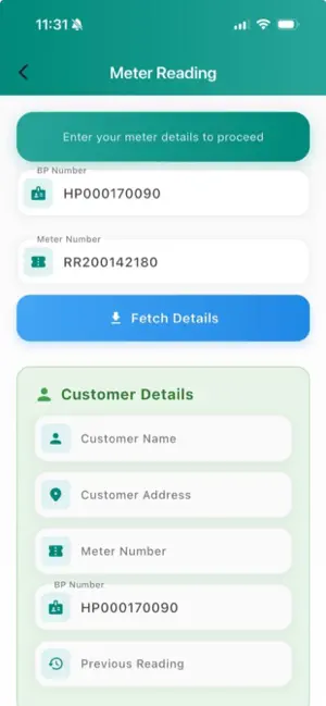 HP eGas iPhone screenshot 1