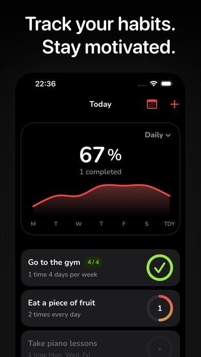 Routina: Track your habits Screenshot