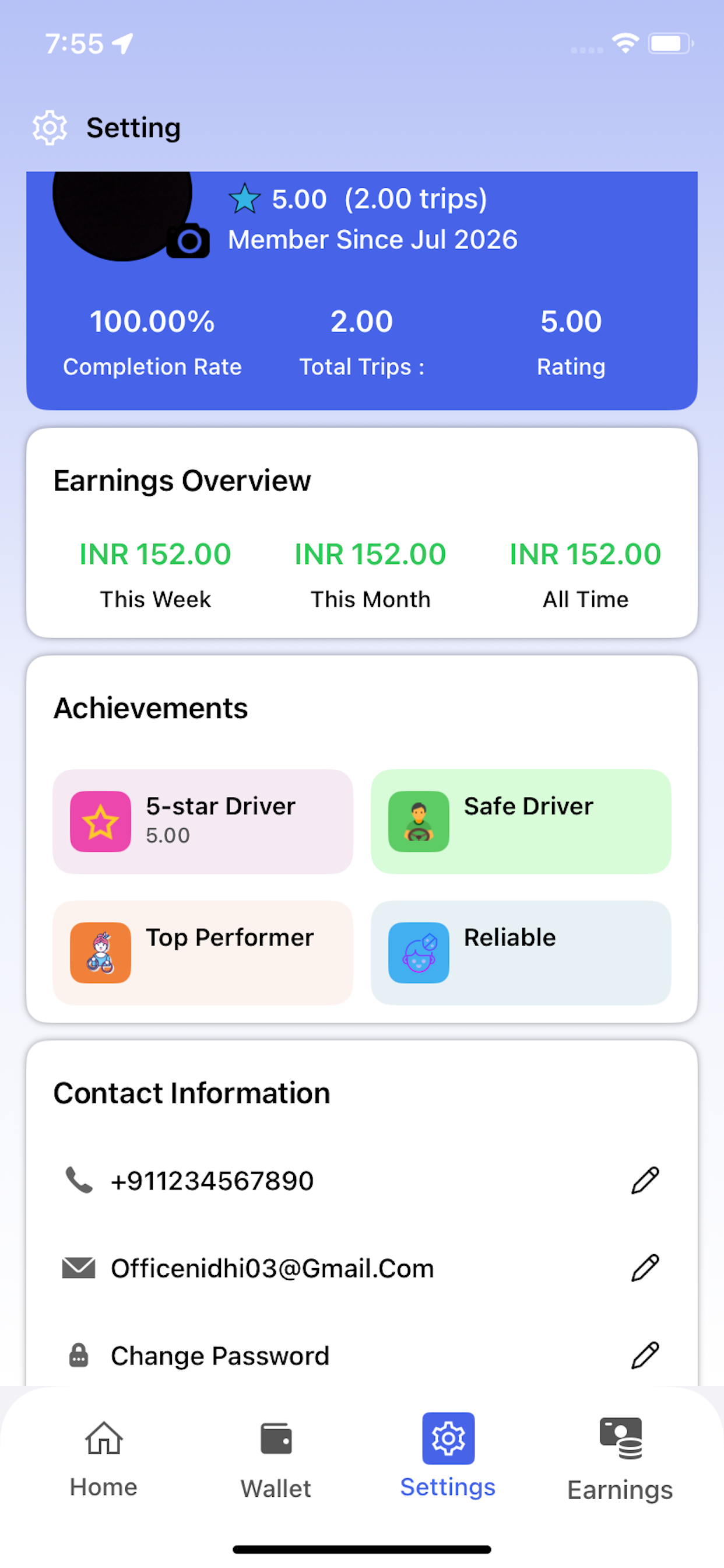 Primo Ride - Driver screenshot 5