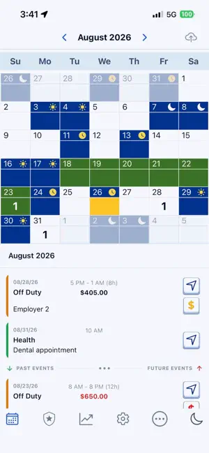 BlueShifts Police Calendar screenshot 1