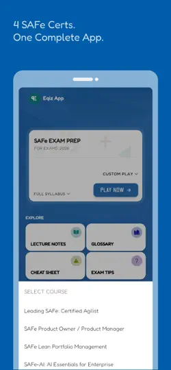 SAFe Exam Prep: With AI iPhone Screenshot 2