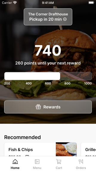 The Corner Drafthouse app screenshot