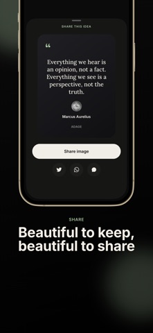 Adage: Daily Quotes & Wisdom iPhone screenshot