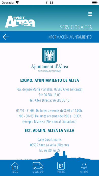 Altea destino turistico Screenshot