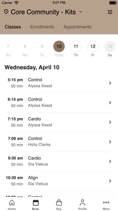 Core Community Pilates Screenshot
