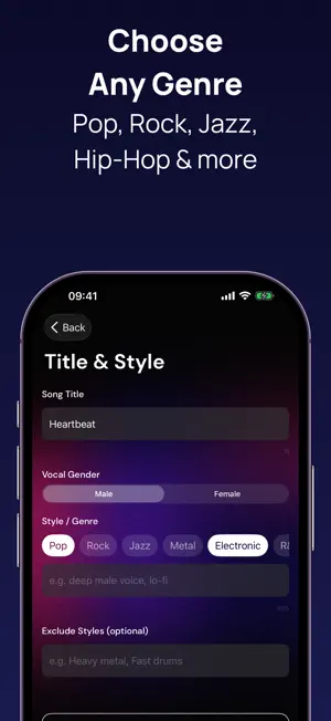 AI Song Generator - Lyren screenshot 2
