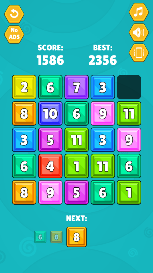#3. Magnetic Merge: Number Master (iOS) 由: Artem Lanin