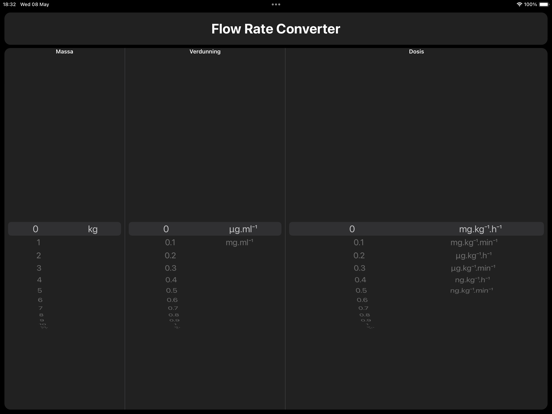 Screenshot #6 pour Flow Rate Converter