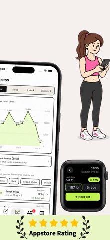 Workout Log - yoisho iPhone screenshot