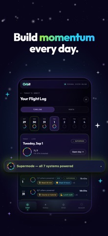 Orbit: Self-Care Habit Tracker Screenshot 6 of 9