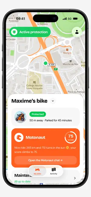 GeoRide - The Motorcycle App. iPhone screenshot 1