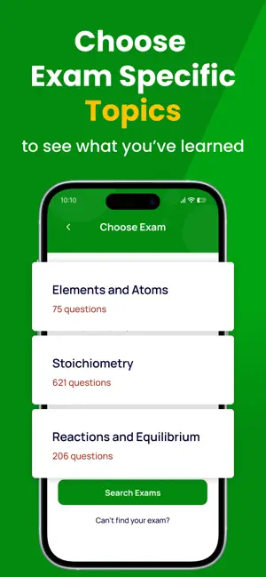 AP Chemistry Practice Exam screenshot 3