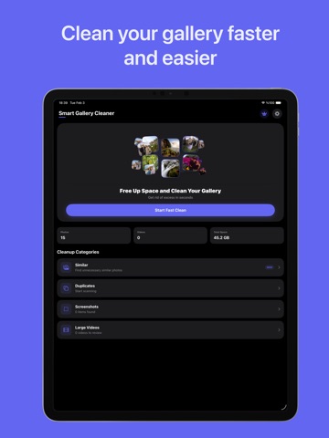 Photo Cleaner – Clean Storage iPad screenshot