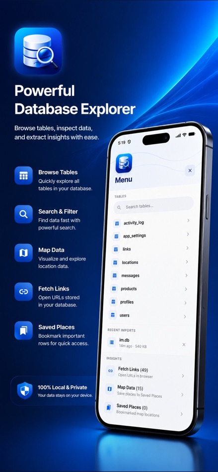 #2. SQLite Extractor (iOS) Av: WAYUI MOBILIT GK