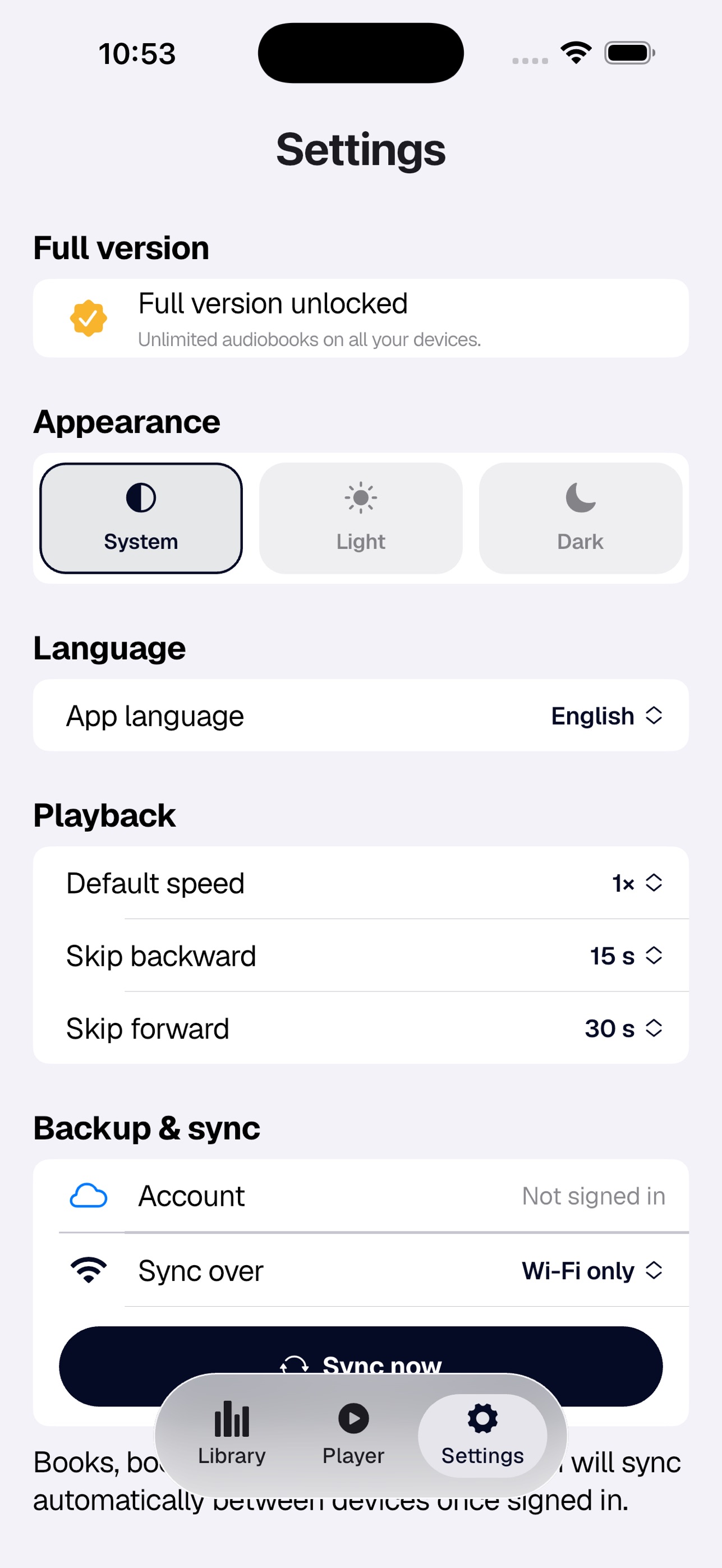 Screenshot 5 of Chapter - Audiobook Player