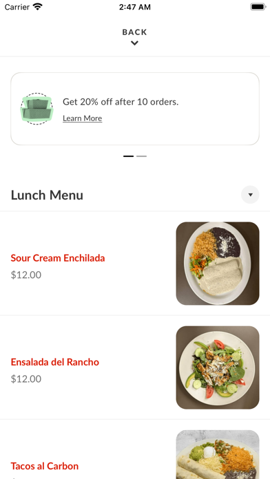 App screenshot