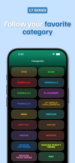 Motorsports Widgets screenshot 2