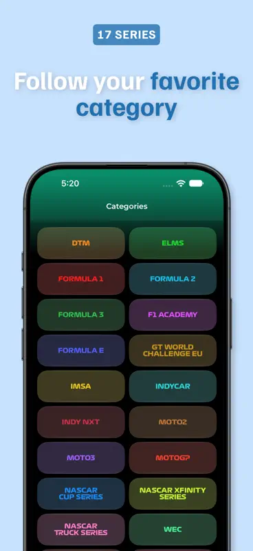 Motorsports Widgets screenshot 2 of 10