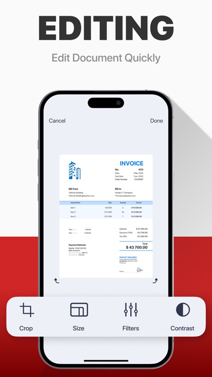 PDF Scanner, Editor, Signer screenshot-3