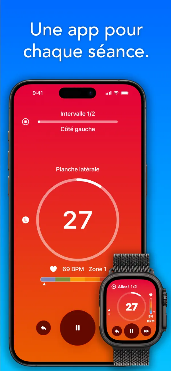 Screenshot #1 pour Ares - Minuteur d'Intervalles