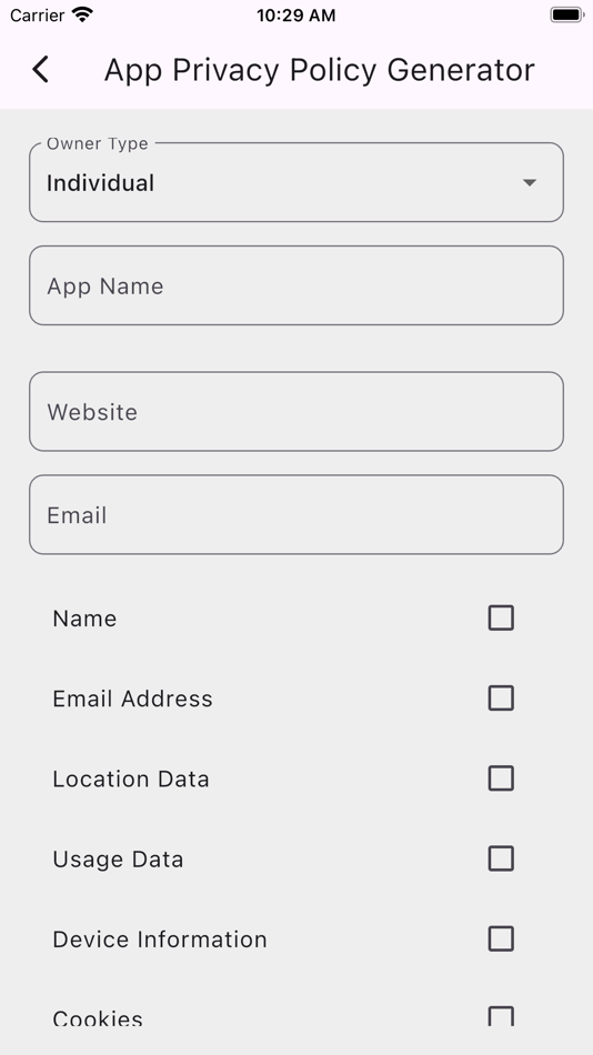 #3. Privacy Policy Generator Tools (iOS) 来自: MD. NASAR UDDIN REDOY