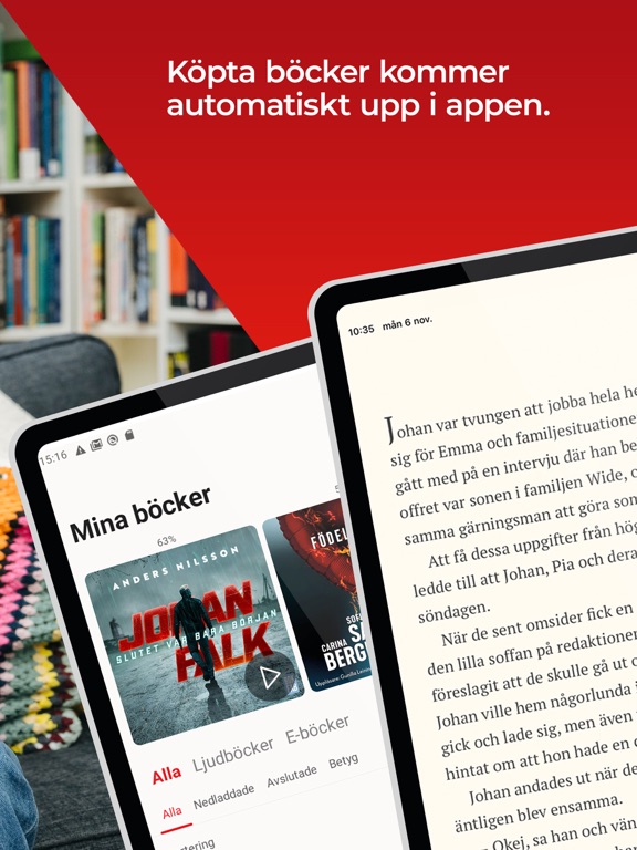 Screenshot #5 pour Adlibris Ljudböcker & E-böcker