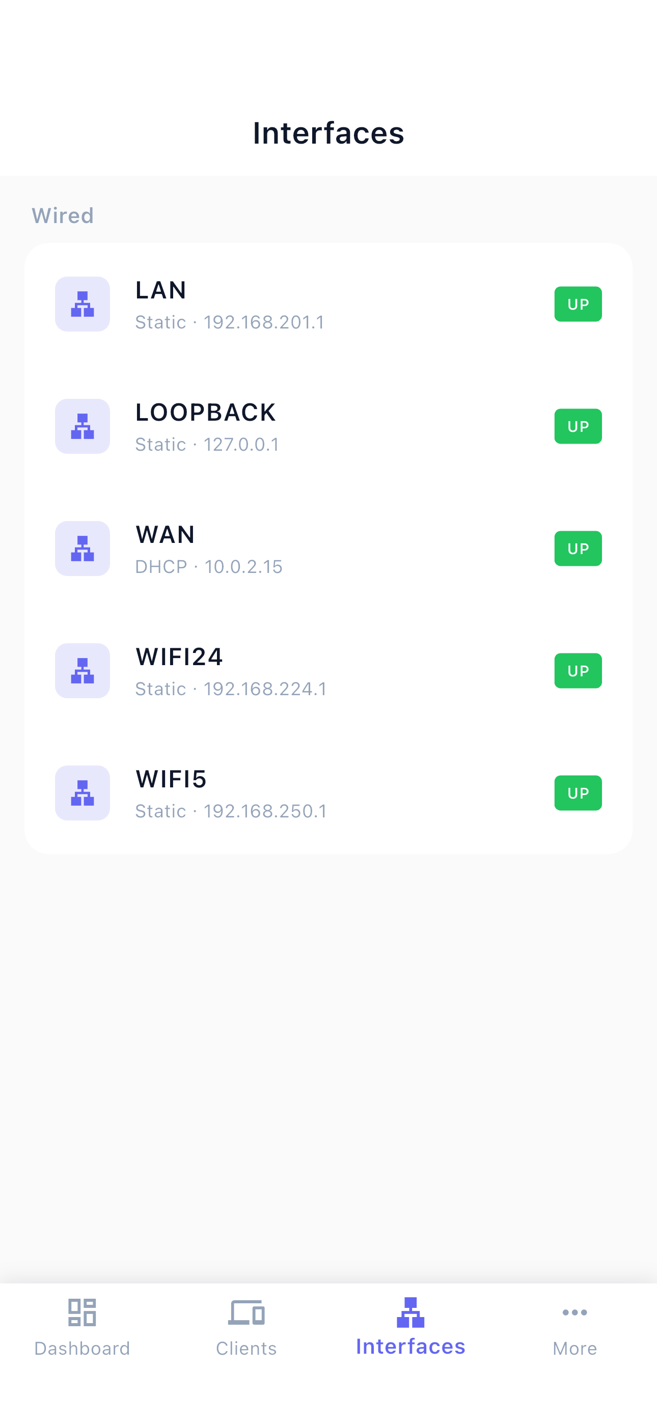 OpenWRT Manager screenshot 4