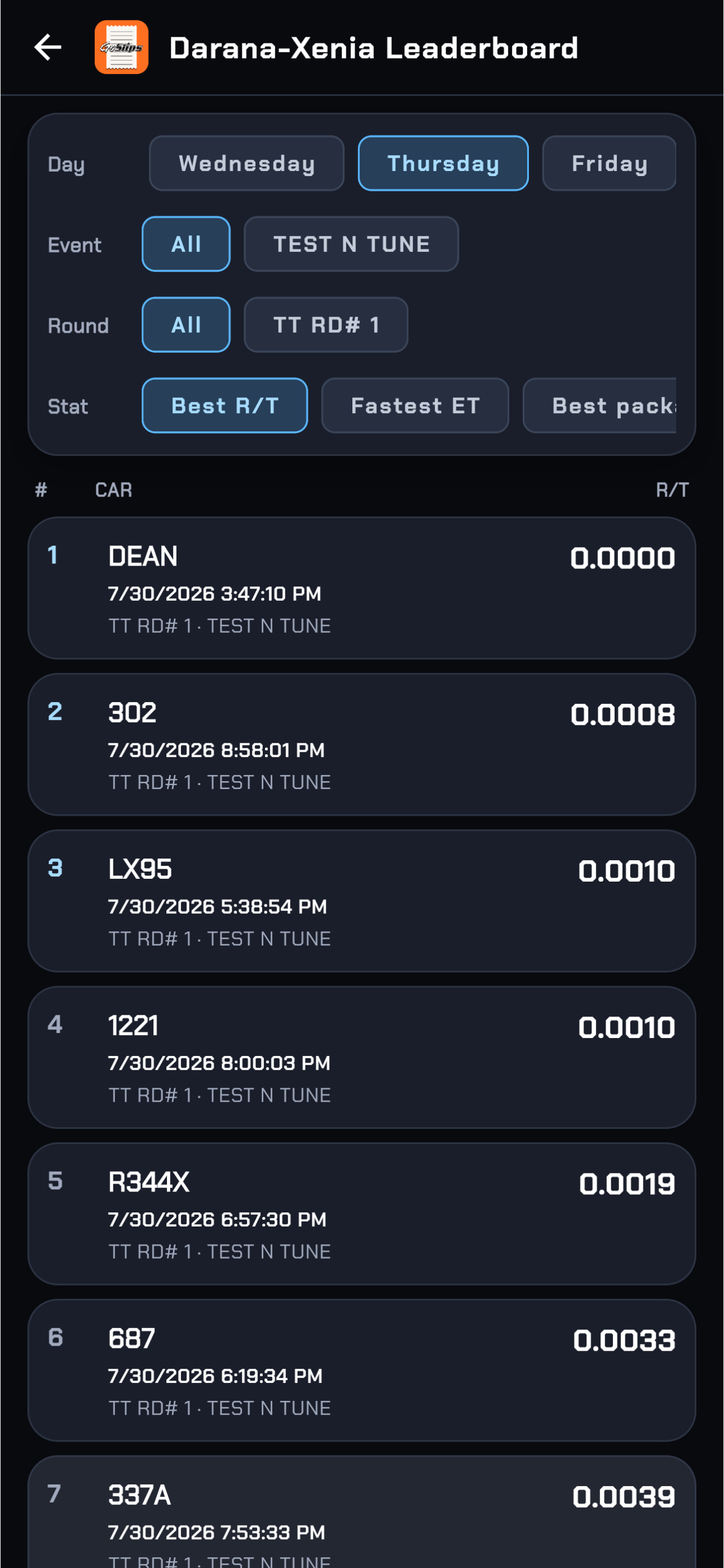 GoSlips screenshot 3