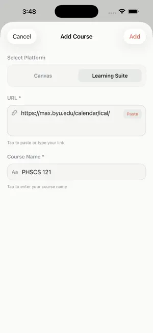 CourseFlow screenshot 2