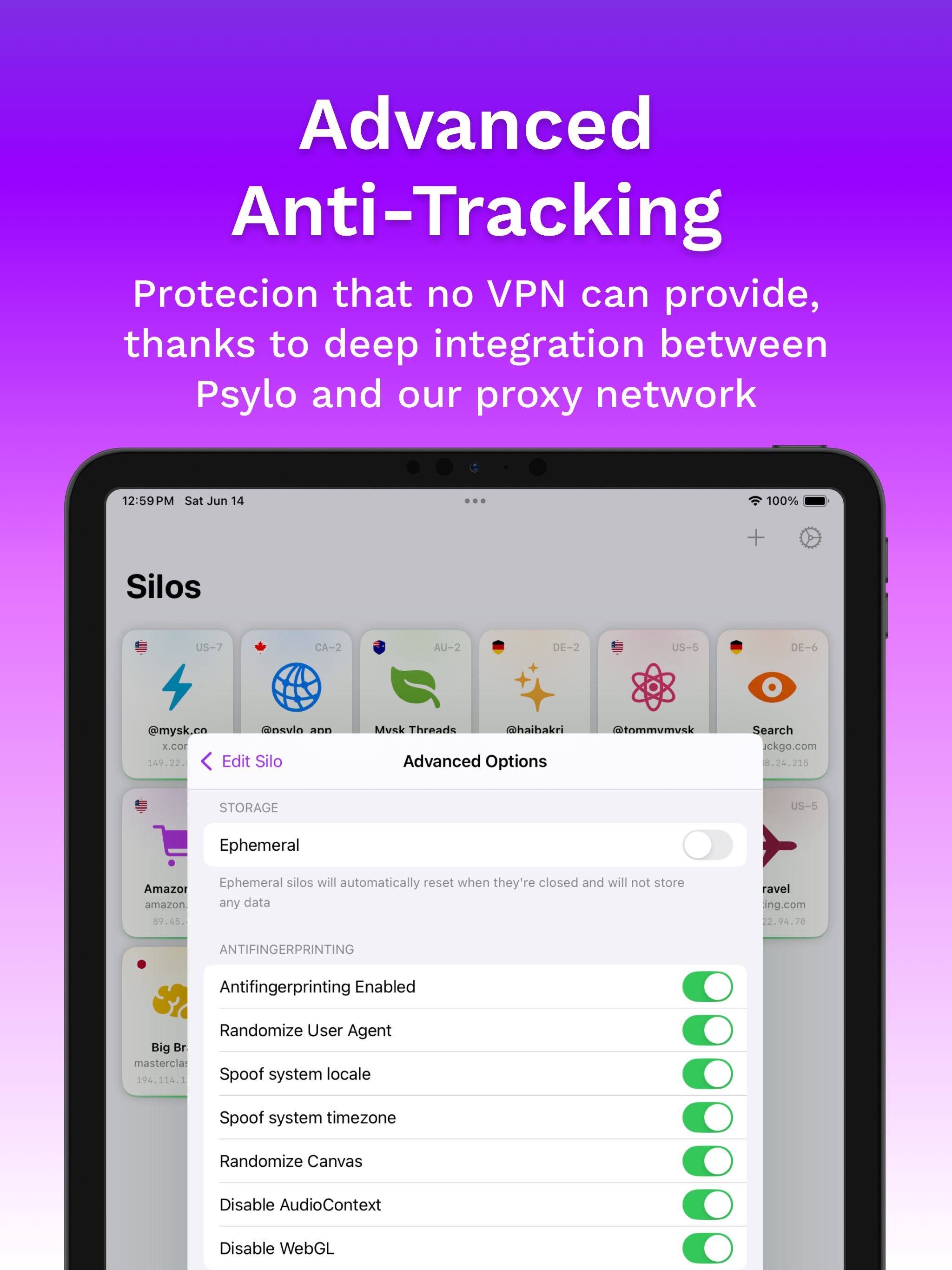 Psylo: Privacy Browser & Proxy screenshot 14