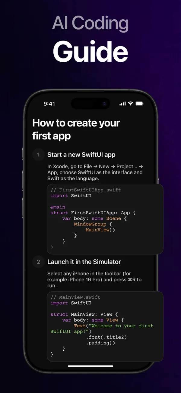 #1. AI Coding Guide (iOS) Ved: Jonathan Hansen