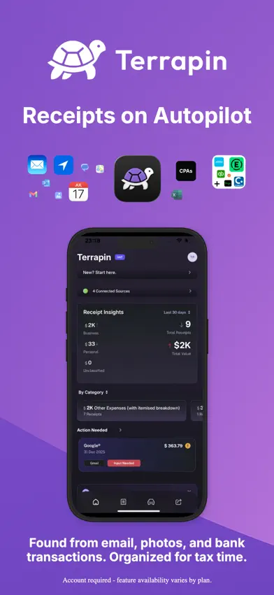 Terrapin: Receipt Autopilot screenshot 1