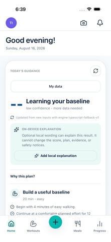 PrepAI Health Tracker Screenshot 1 of 6