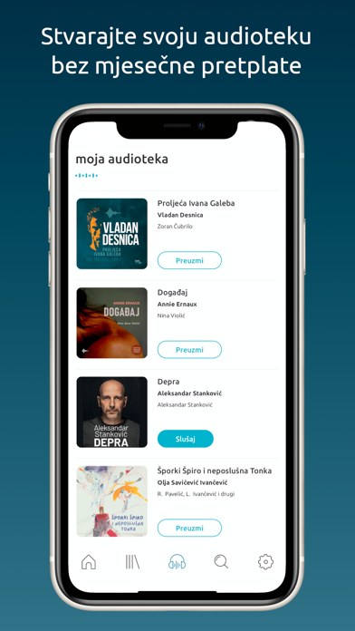 book&zvook: audio knjige Screenshot