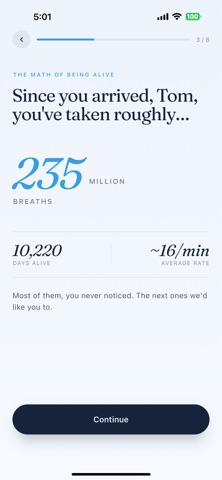 Slow Breath - Breathwork iPhone screenshot