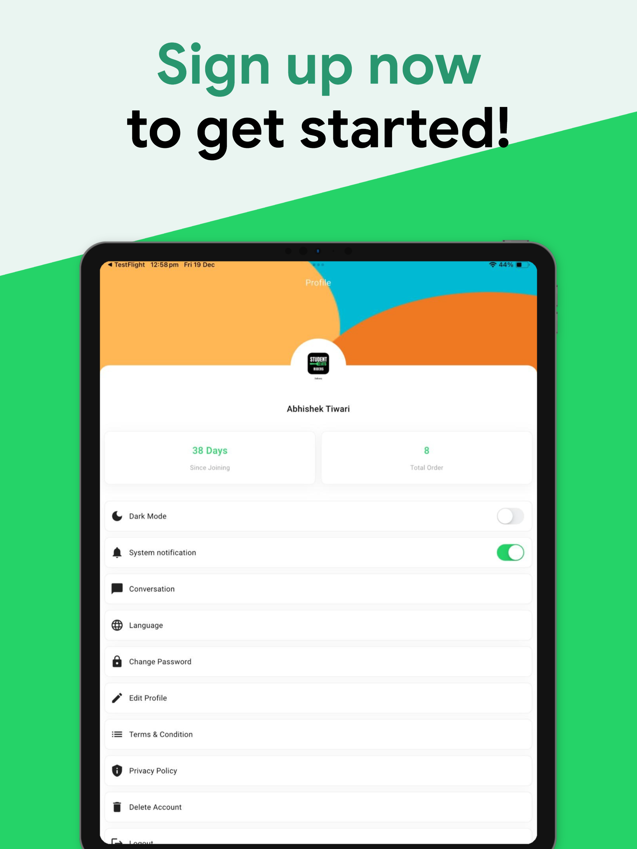 StudentEats - Riders screenshot 11
