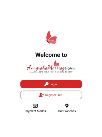 Anugraha Matrimony iPad screenshot