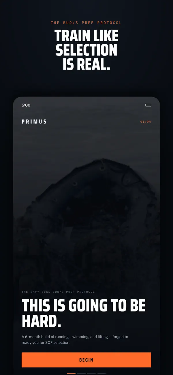 Screenshot #1 pour Primus: Navy SEAL Workouts