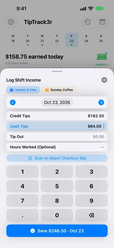 Tip Tracker - TipTrack3r screenshot 4 of 7