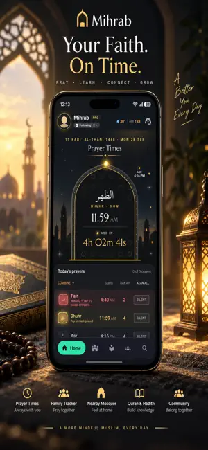 Mihrab AI: Namaz Quran Hadith screenshot 1