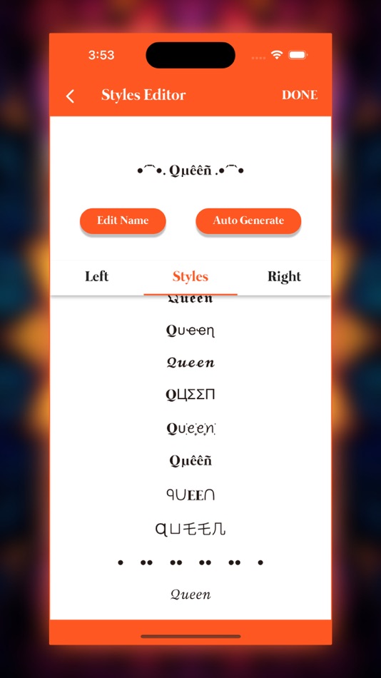 #7. Name Style : Nickname Creator (iOS) 由: Krishnaiah Indyala