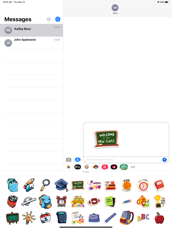 Screenshot #6 pour Back to School Stickers!