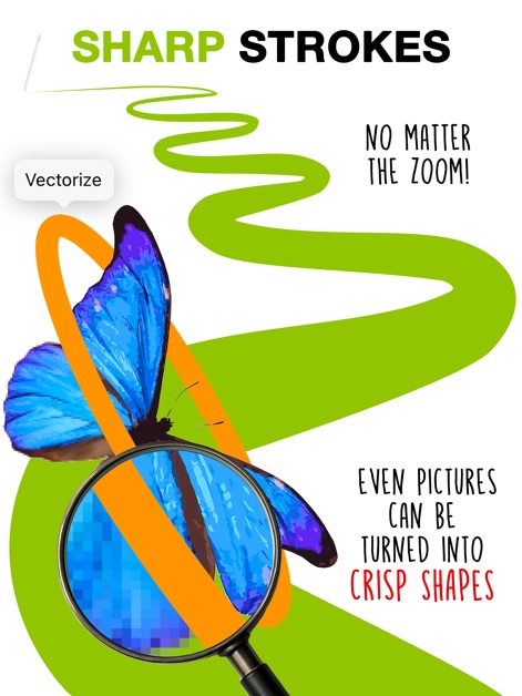 Endless Paper - The app ensures ultra-crisp, vector-based drawings at any zoom level, and can even convert raster images into clean, zoomable vector shapes.