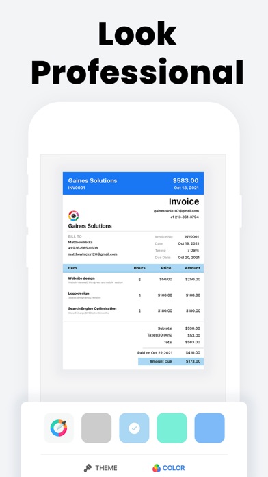 Invoice Maker: Easy & Freebie Screenshot