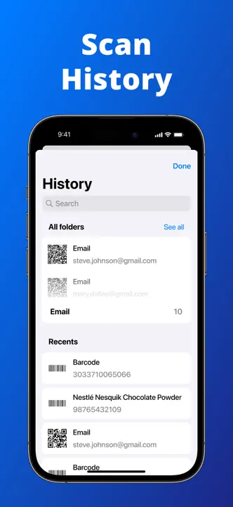 QR Code Reader，Barcode Scanner: Screenshot 7 von 9