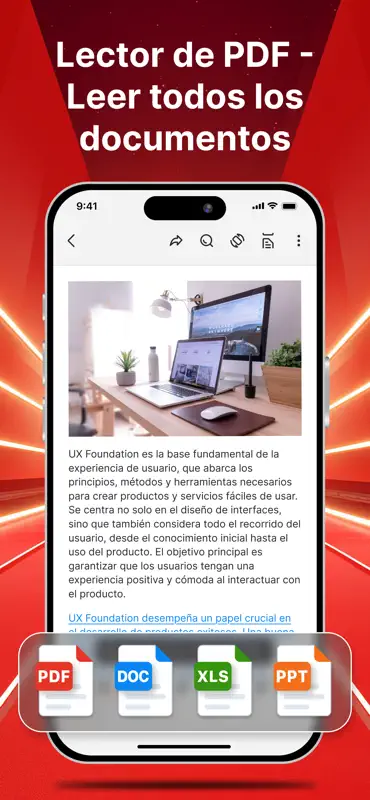 PDF ProX: Lector & Editor PDF screenshot 1 of 6
